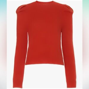 Crosby by Mollie Burch puff sleeve red sweater